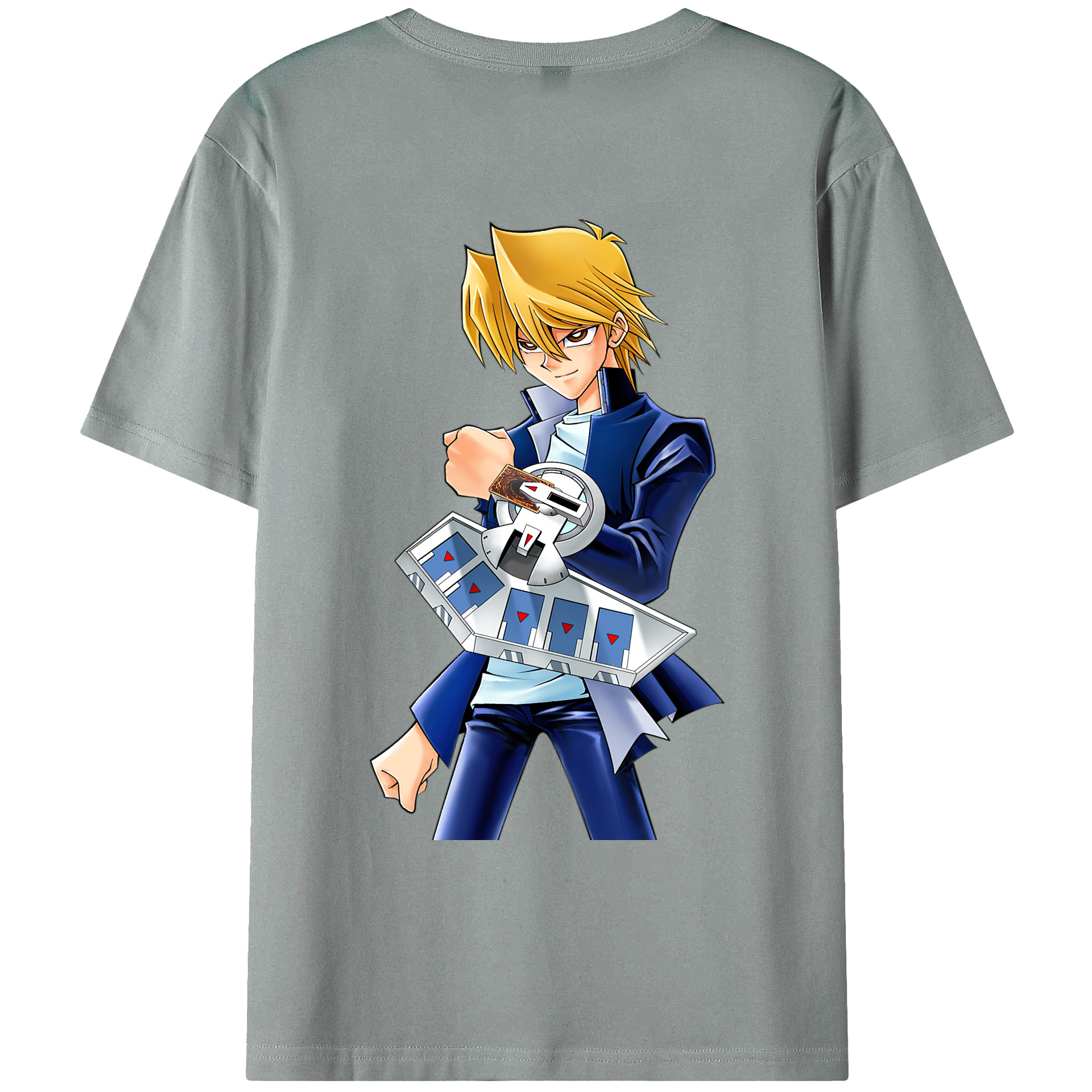 （画像用） 遊☆戯☆王 Yu-Gi-Oh! 綿100％ メンズ半袖Tシャツ（バックプリント） 通気性
